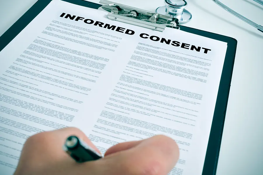 Client Cards and Consent Forms