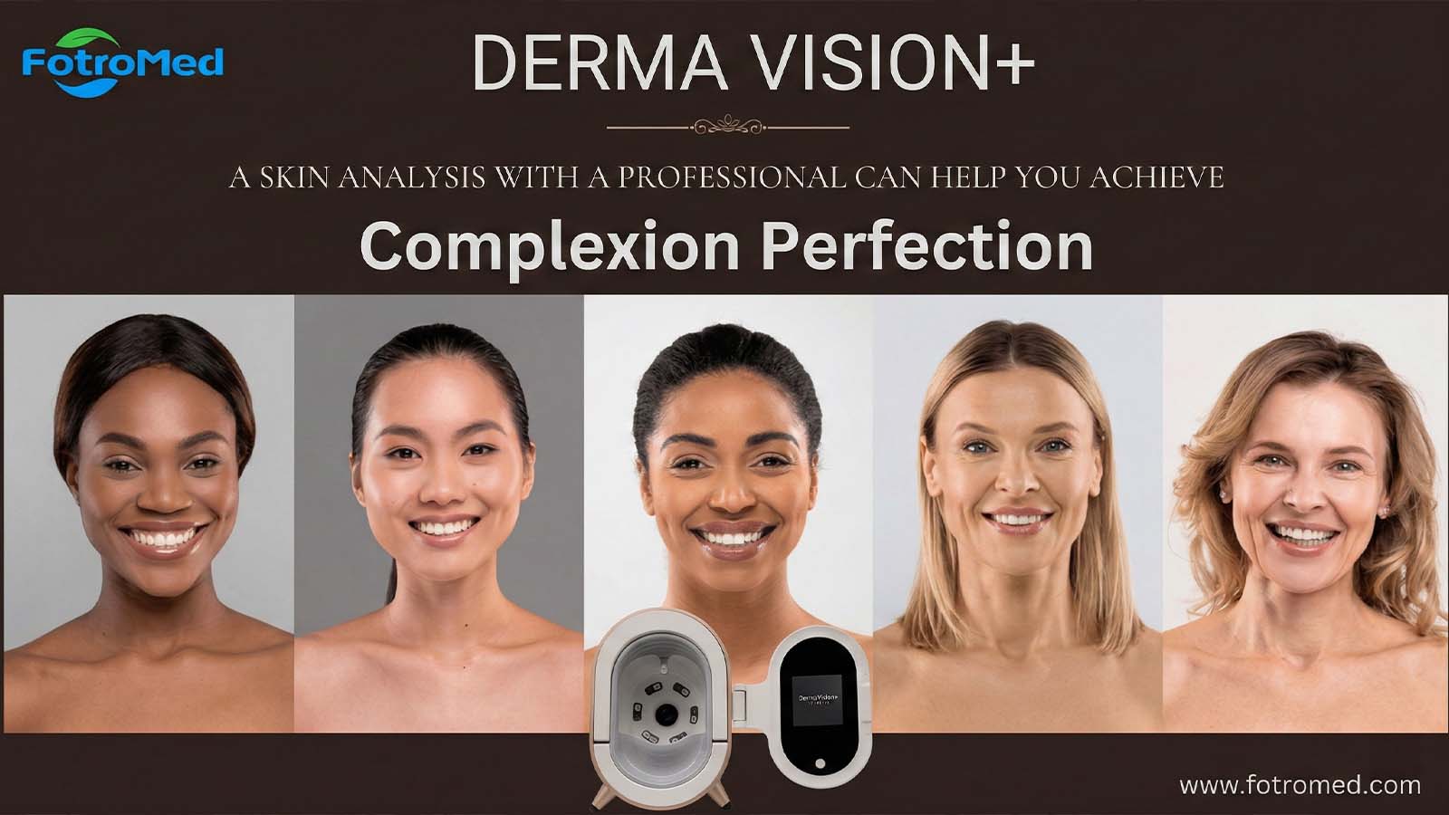 أفضل جهاز لتحليل الجلد بمرآة سحرية للعيادات