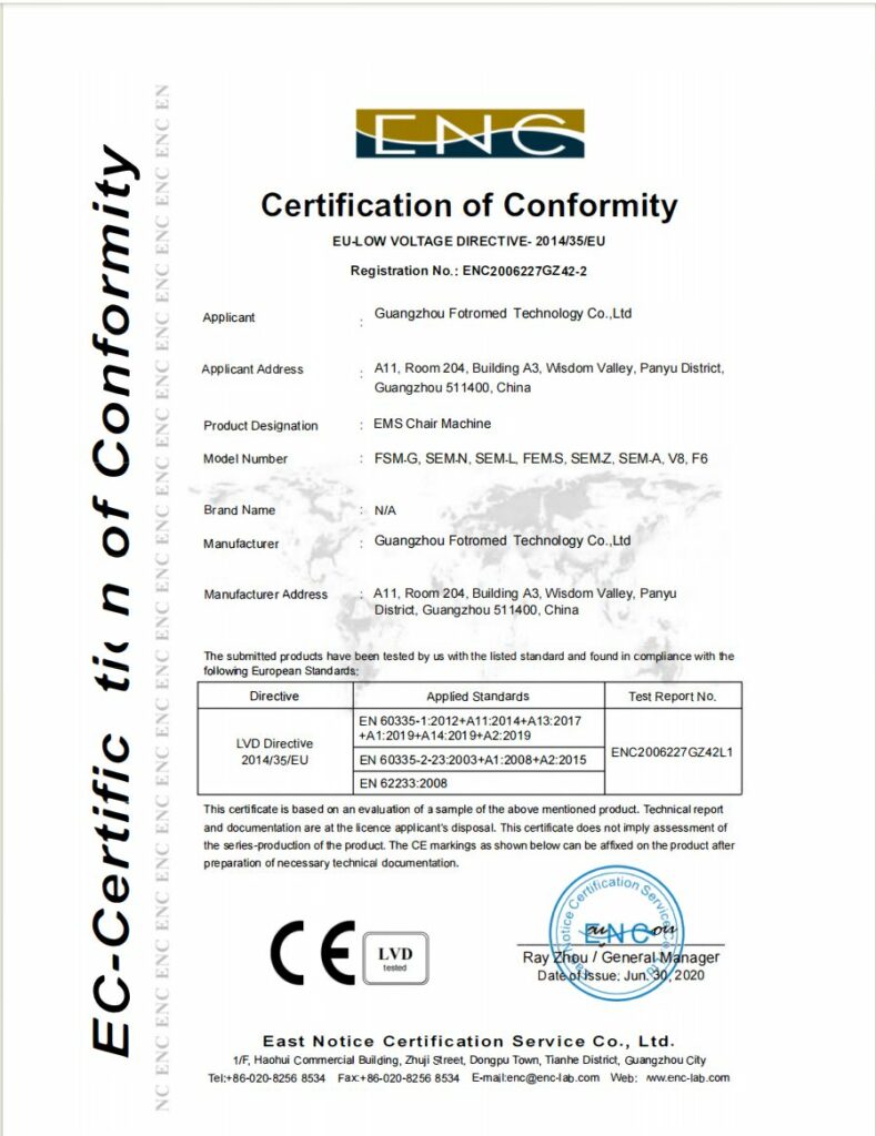 CE certification of FotroMed