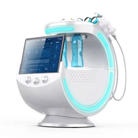 7-in-1 Smart Ice Blue Hydra Gesichtsbehandlungsgerät vorne 2