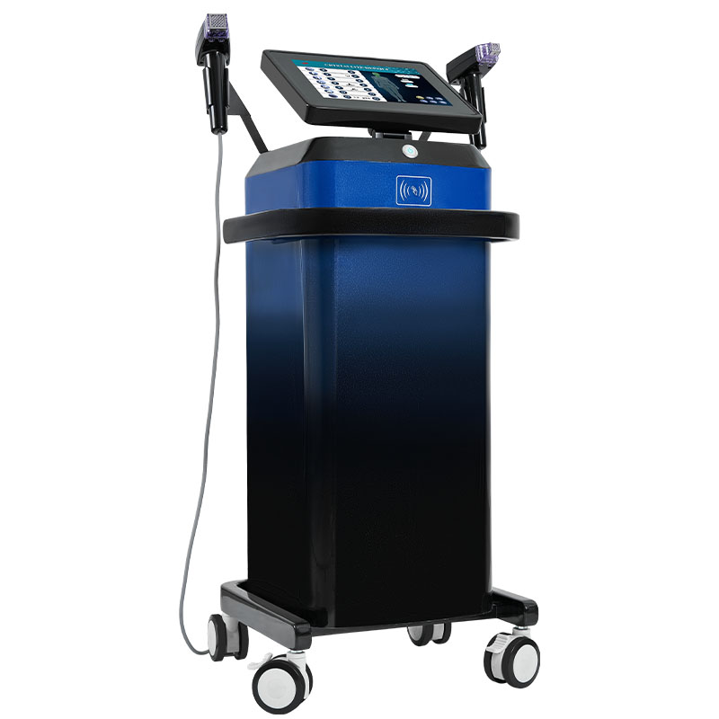 Kedalaman Kristalit 8 RF Microneedling Machine (Dermapulse XL) front view with two handpieces and touch screen