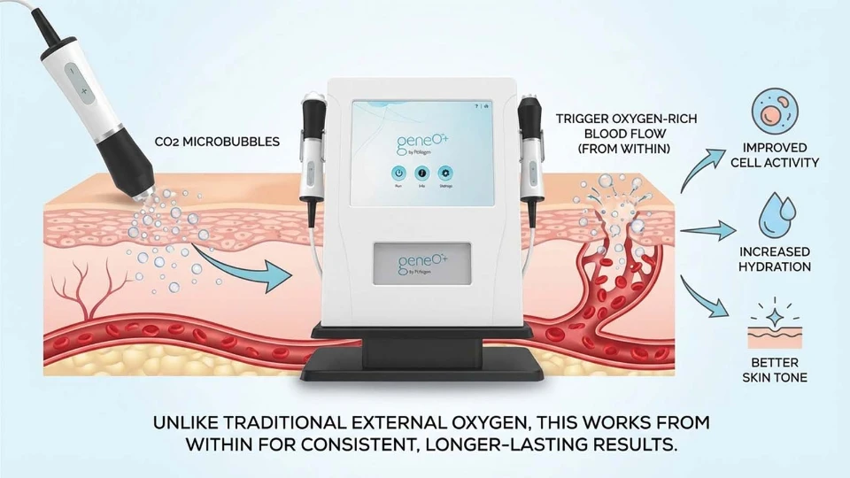 How the CO2 Oxygen Bubble facial System Works