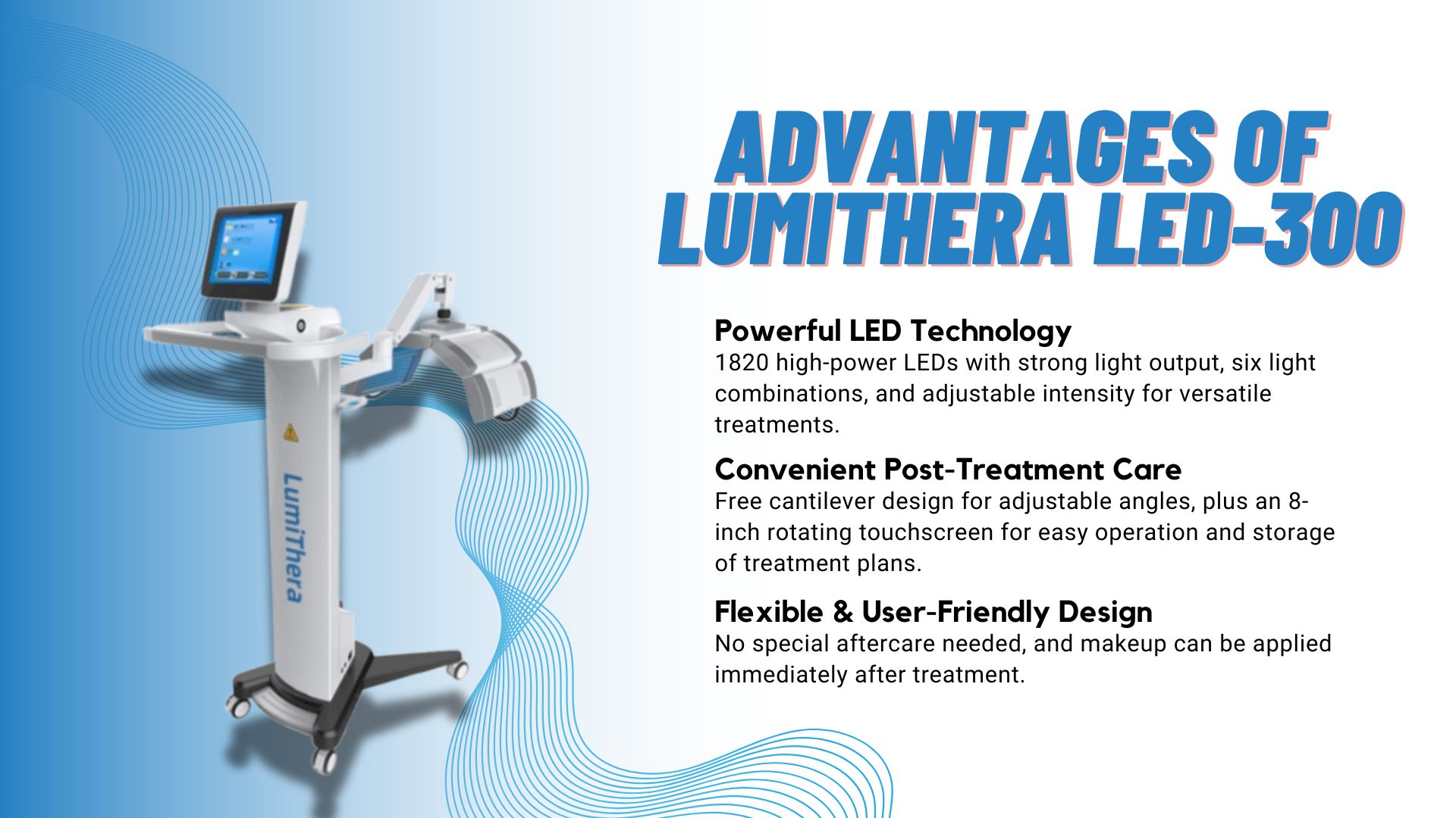 advantages of lumitnera LED 300