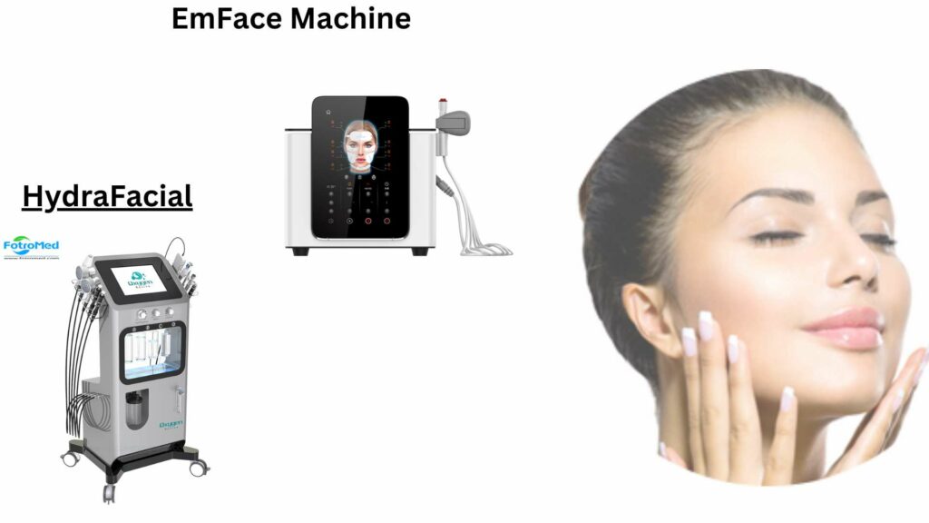 HydraFacial Machine vs. EmFace Machine