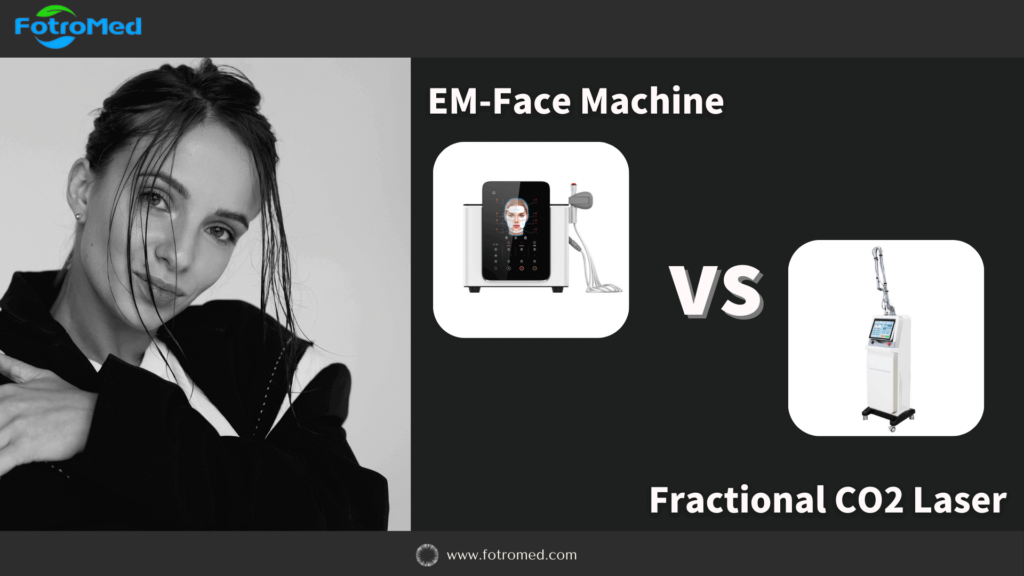 EM Face Machine vs Fractional CO2 Laser2