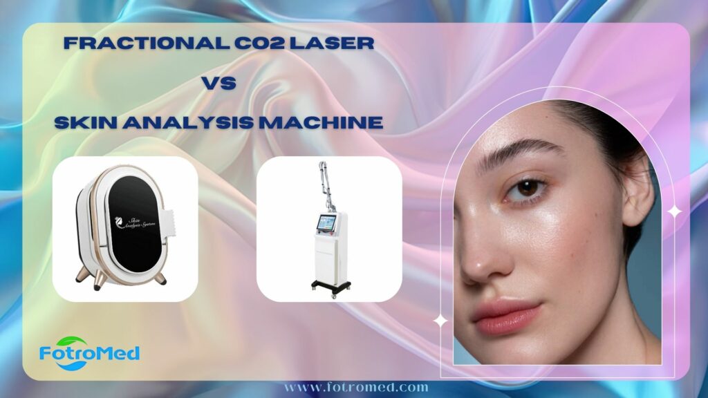 Fractional CO2 Laser vs Skin Analysis Machine