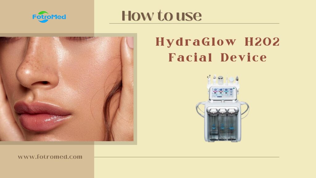 How to use HydraGlow H2O2 Facial Device