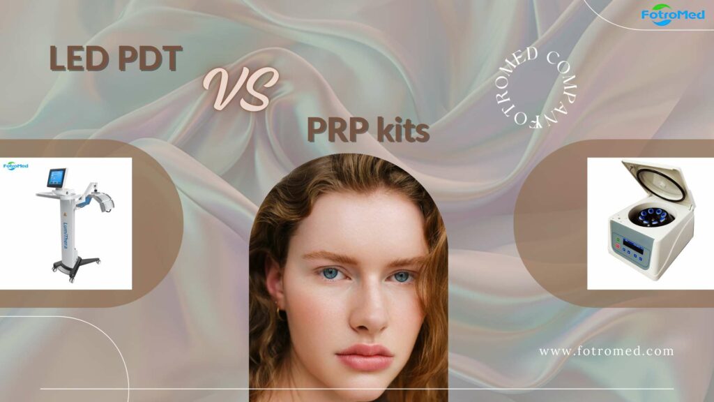 LED PDT vs PRP kits