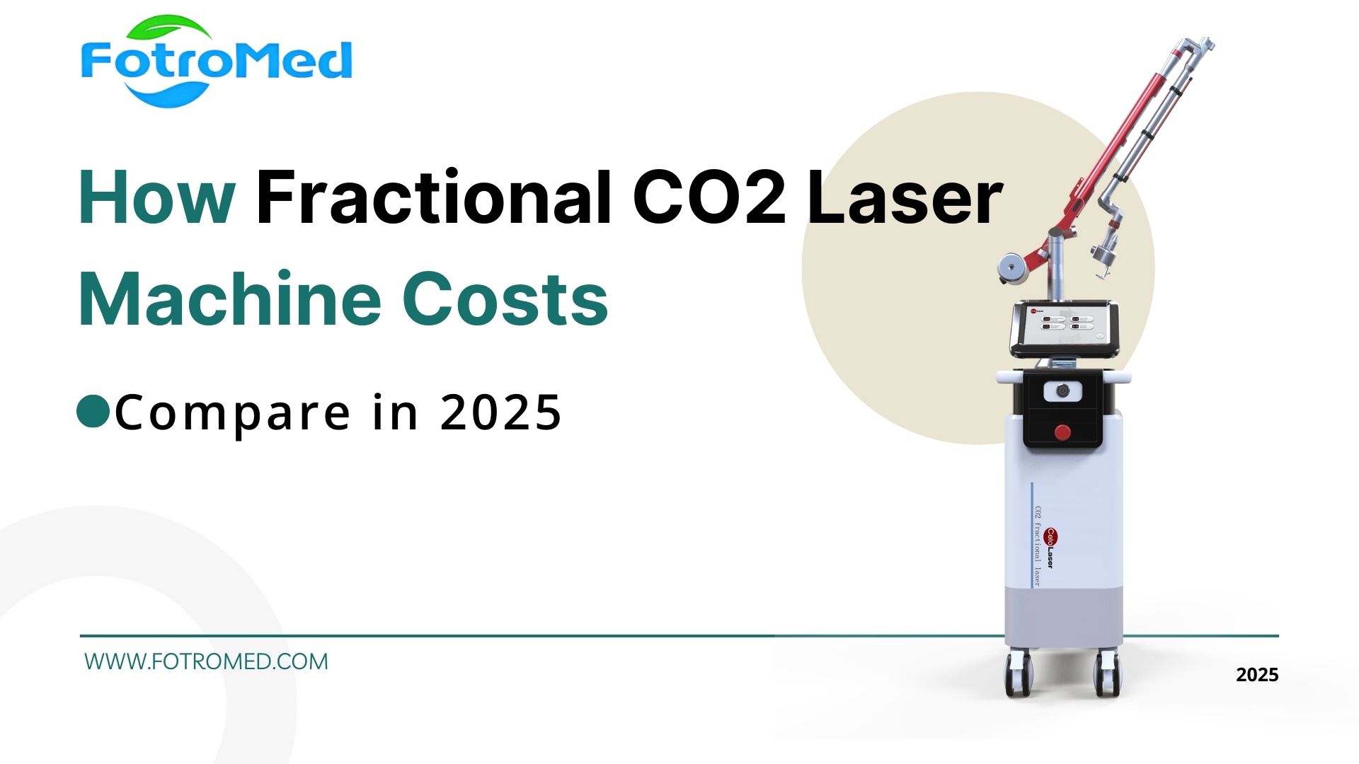 How Fractional CO2 Laser Machine Costs Compare in 2025