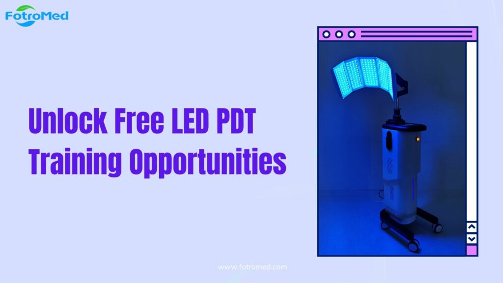 무료 LED PDT 교육 기회를 잠금 해제하십시오