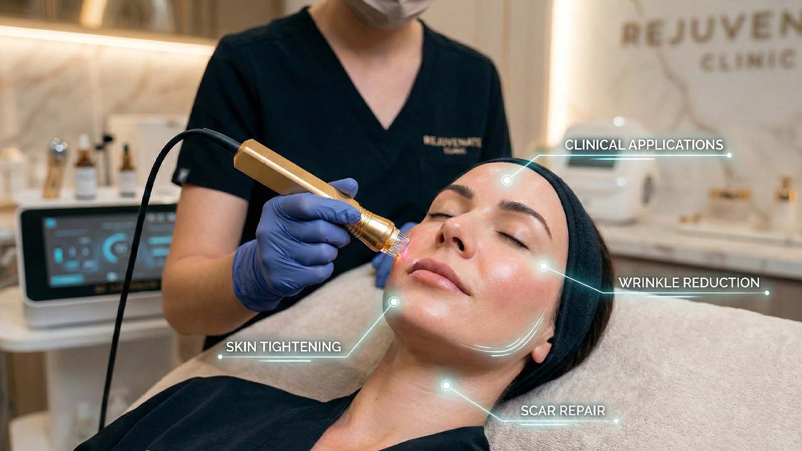 Aplikasi Klinis Inti dari Mesin Microneedling RF yang Disetujui FDA Fotromed