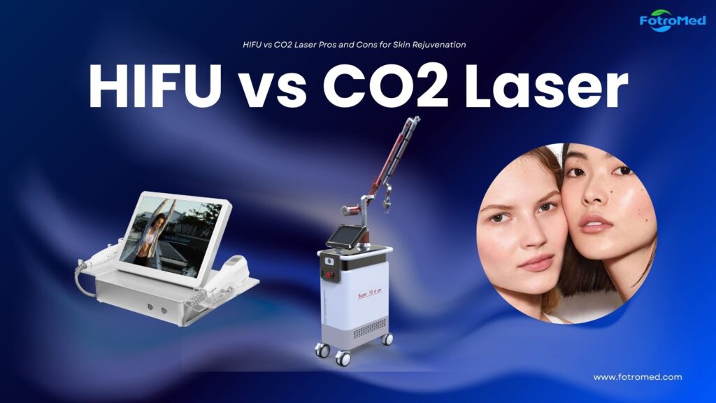 त्वचा कायाकल्प के लिए HIFU बनाम CO2 लेजर के फायदे और नुकसान