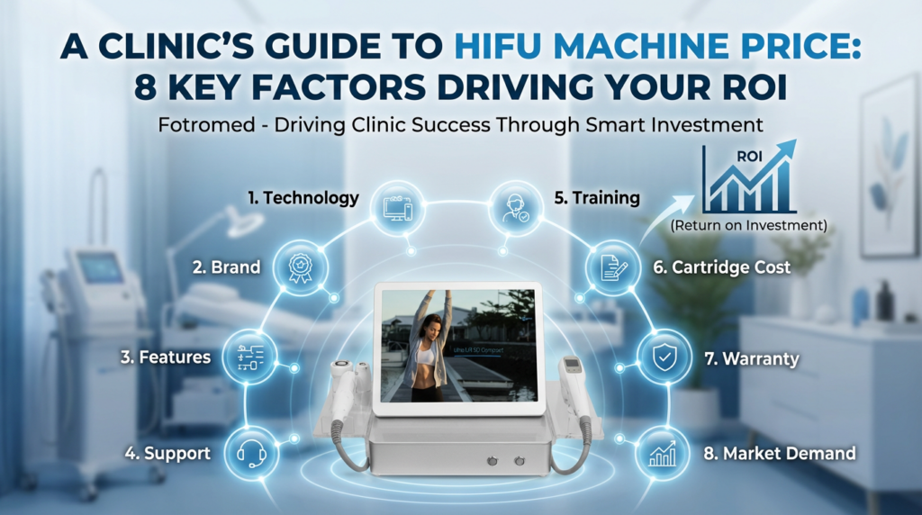 HIFU 기계 가격에 대한 클리닉 가이드 8 ROI를 촉진하는 주요 요소