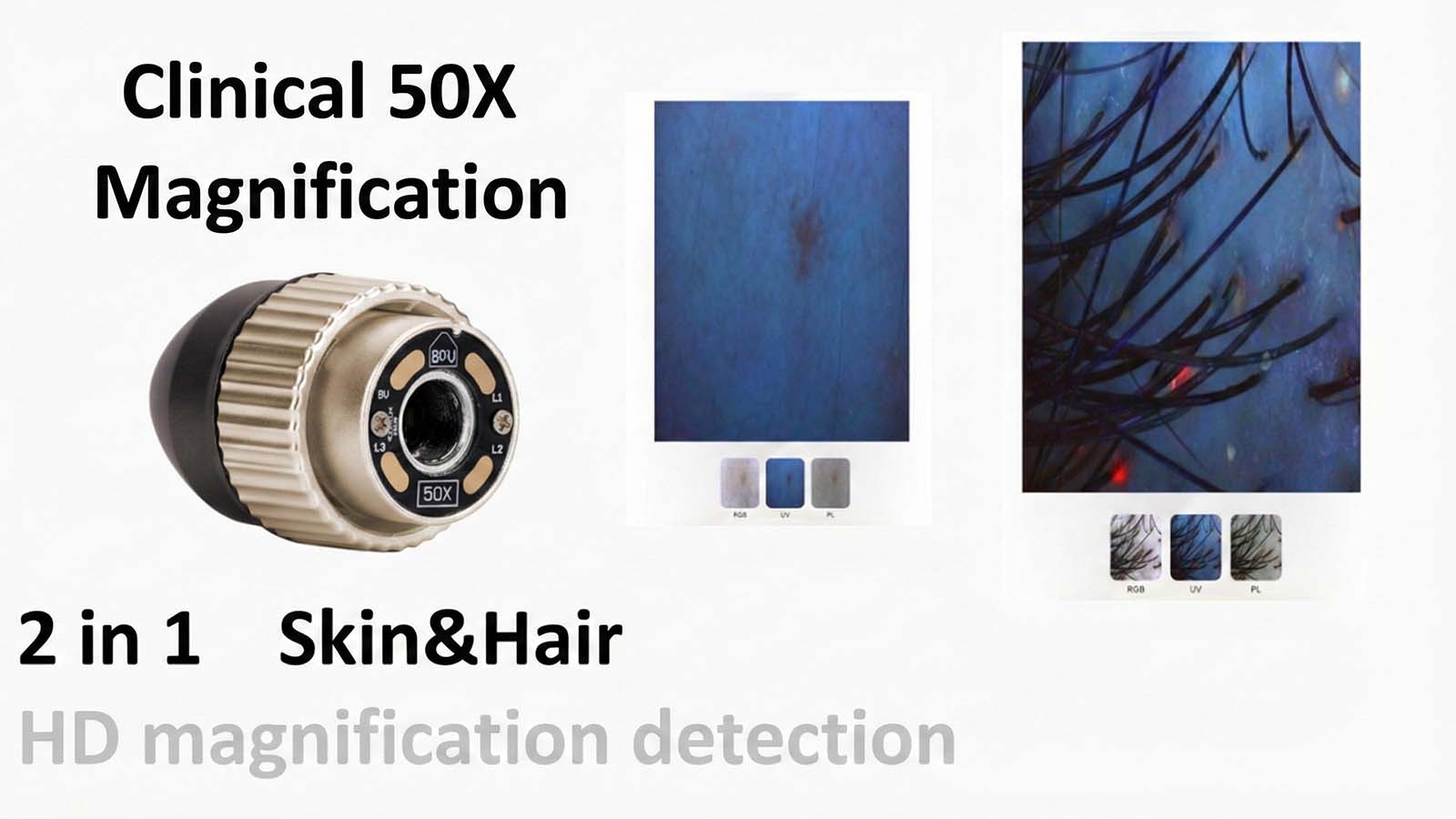 50X Magnifier Microscopic Scalp Analysis Machine