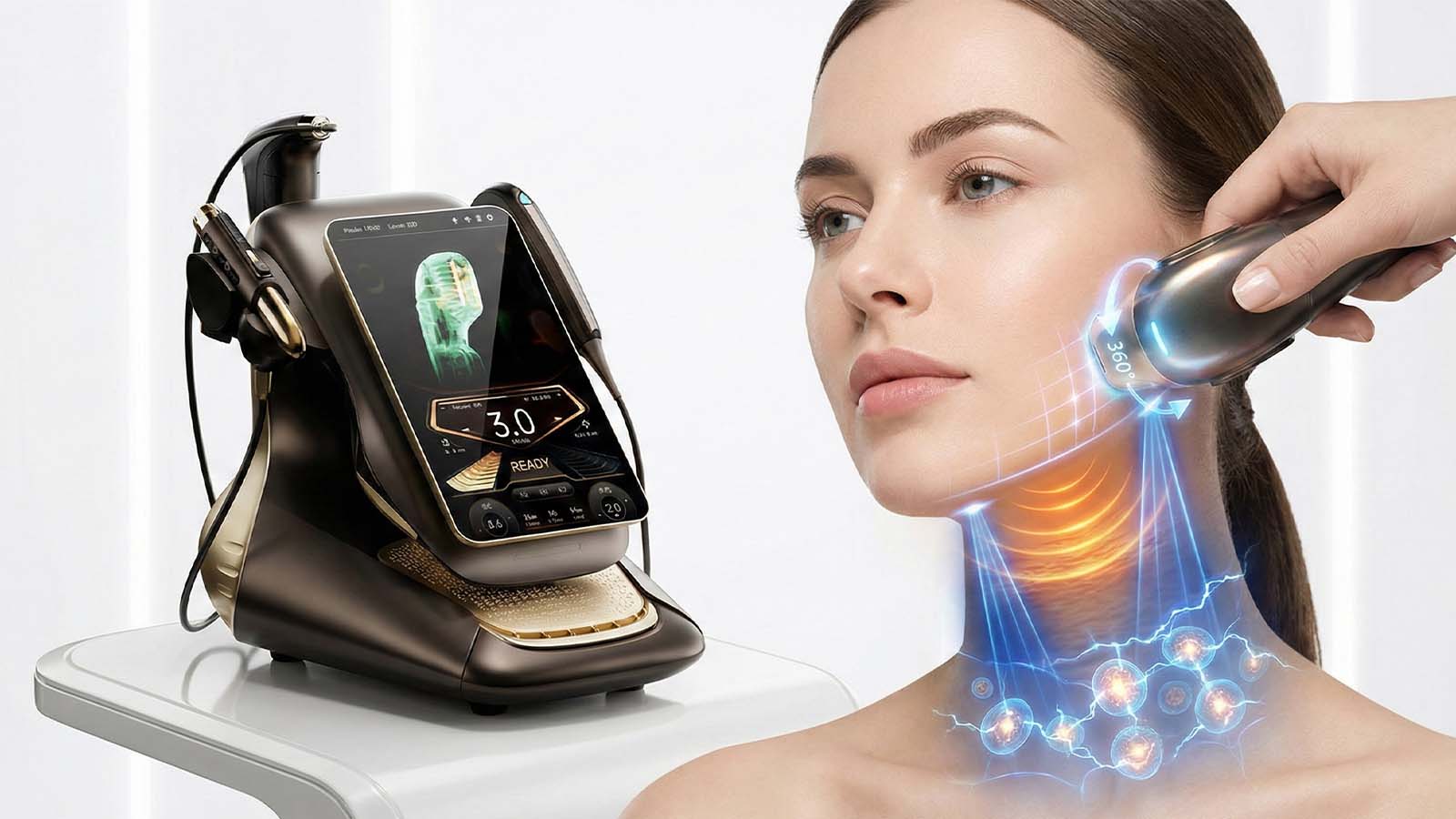 Fotromed 25D HIFU Machine 360 System with Tri-Modality Technology