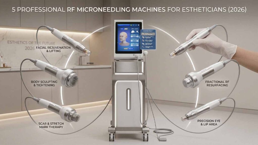5 Professional RF Microneedling Machines for Estheticians in 2026