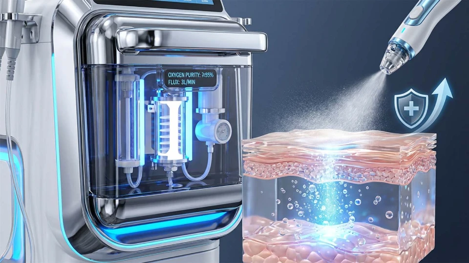 High-Purity Oxygen Generation and Infusion