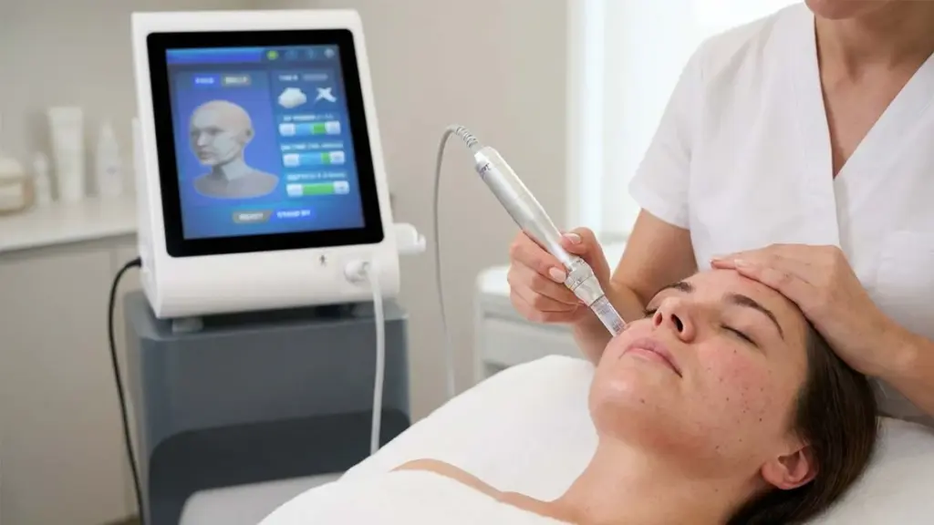 Come funziona un sistema di microaghi RF per il ringiovanimento della pelle