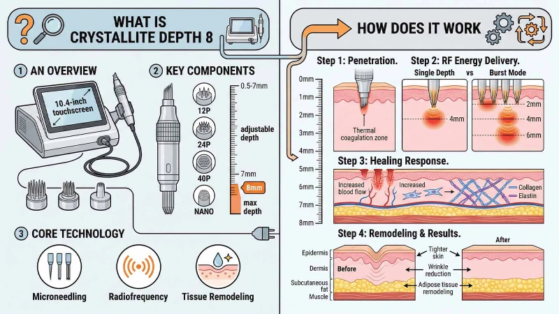 Cos'è la profondità dei cristalliti 8 e come funziona