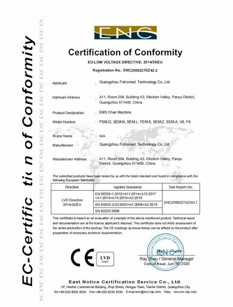 Fotromed Machine CE Certified2
