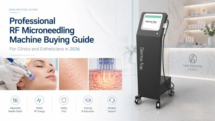 Professional RF Microneedling Machine Buying Guide for Clinics and Estheticians in 2026