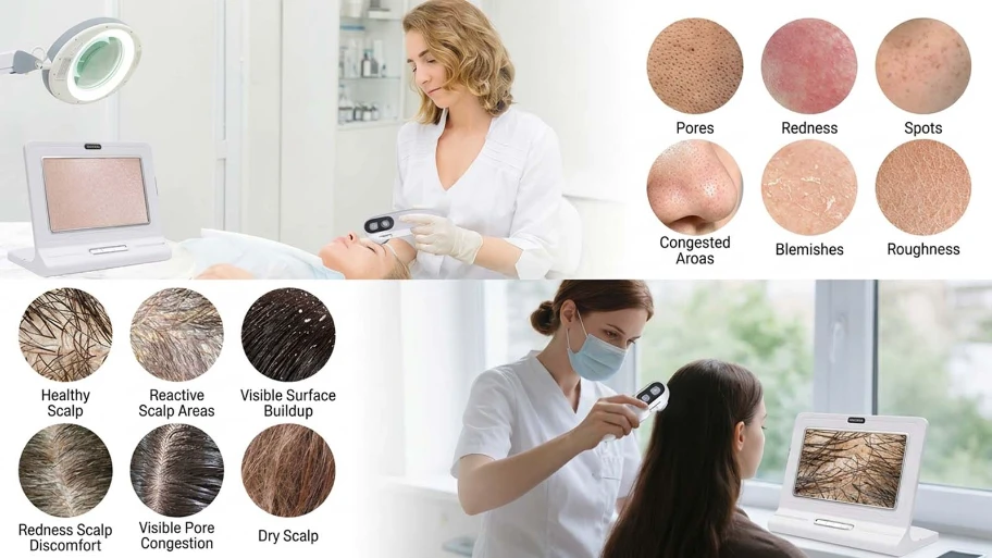 Professional Scalp Analysis Machine