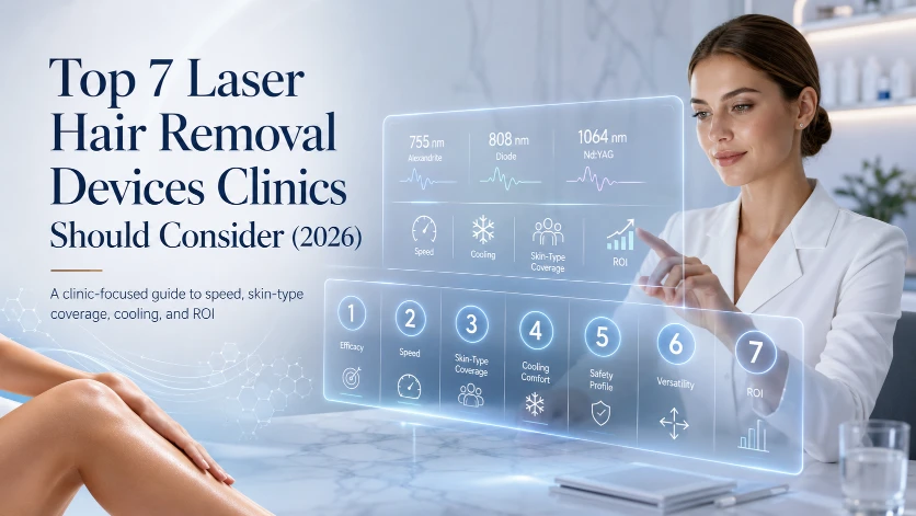 शीर्ष 7 Laser Hair Removal Devices Clinics Should Consider (2026)
