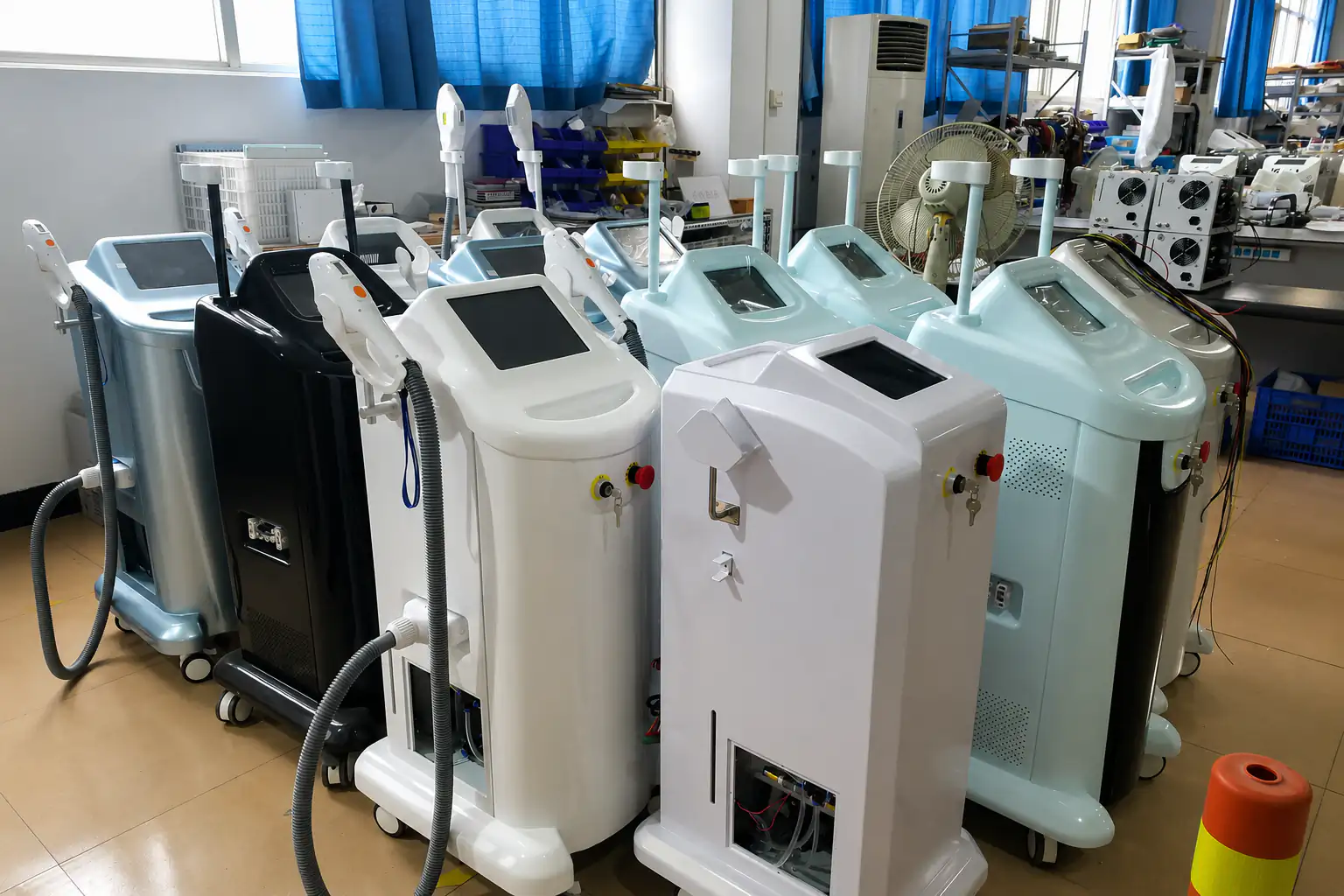 multiple-aesthetic-IPL-machines-factory-inventory