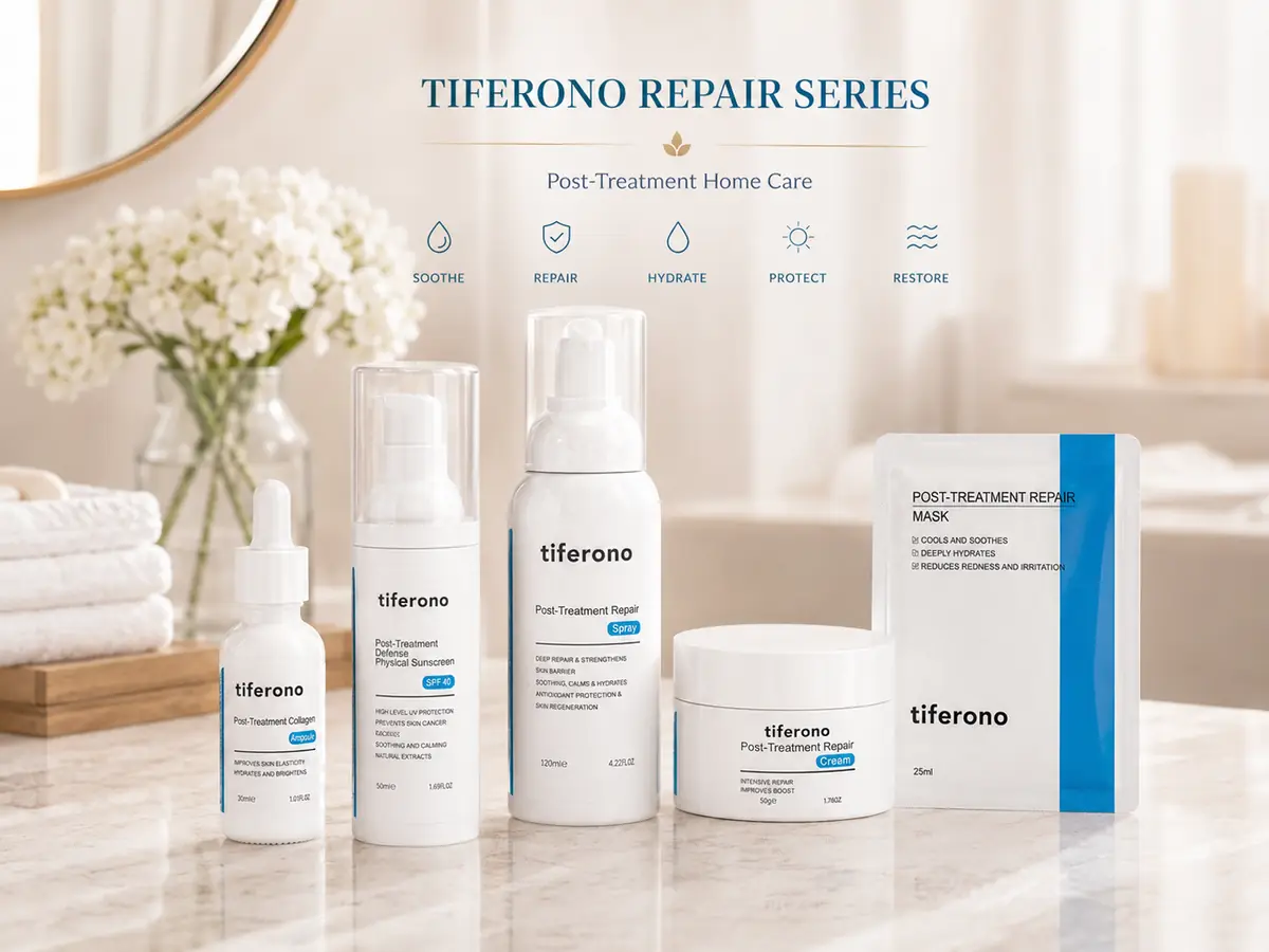 Tiferono Repair Series professional skincare range