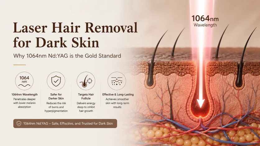 Laser Hair Removal for Dark Skin Why 1064nm NdYAG Is the Wavelength That Matters