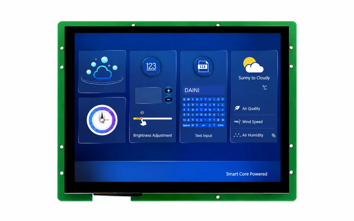 10.4-inch industrial capacitive touch screen inside Fotromed Oxygen Revive hydro-oxygen facial machine