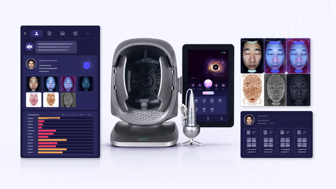 derma-vision-ai-reports-client-records-comparison