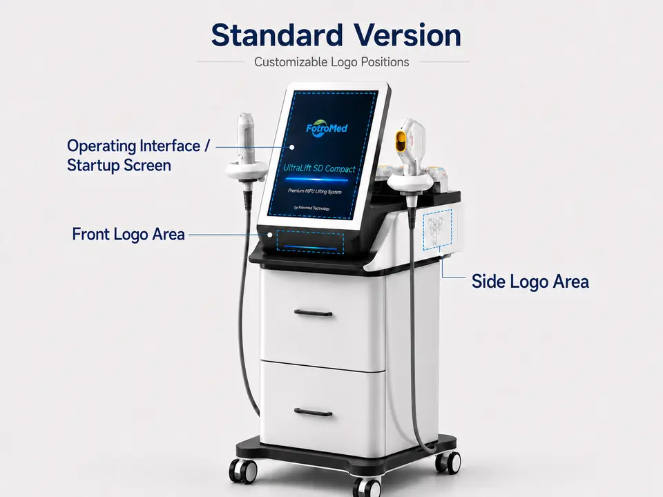 HIFU machine with standard logo customization for Level 1 Marchio OEM
