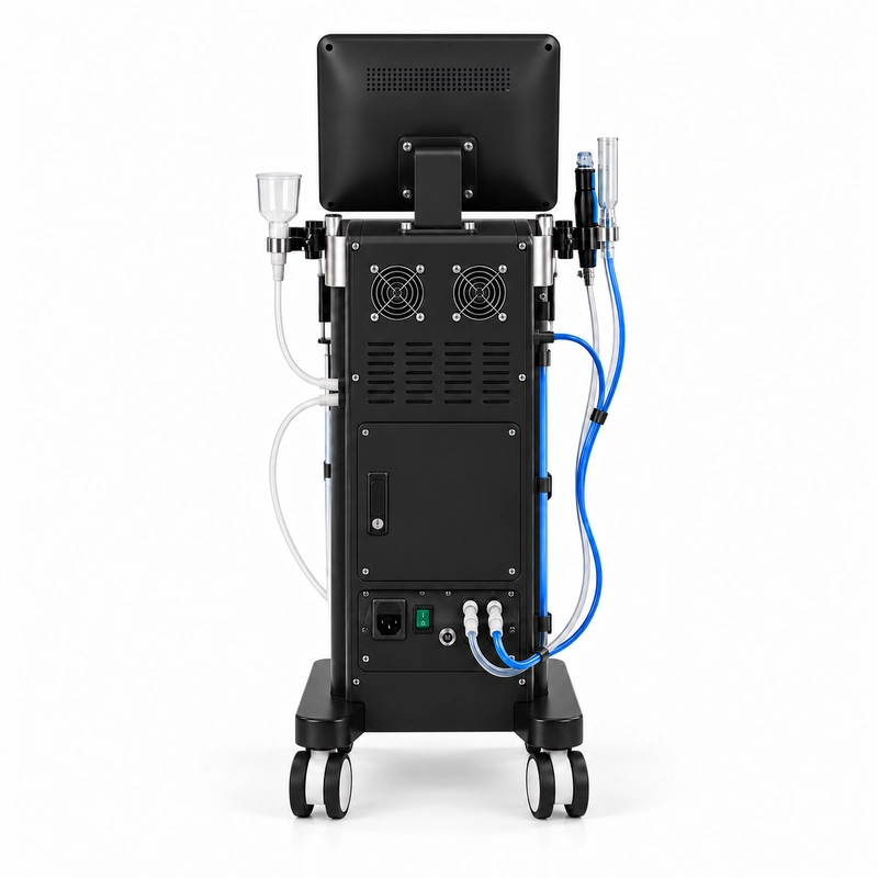 Fotromed Hydra-200 rear view with cooling fans and connections